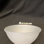 Плафон стекло белое матовое 165*95мм Е27 (39мм посадка) CL434 Идальго