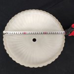 Плафон стекло центральное матовое шампань 300*90мм под стержень Somon 1004-30