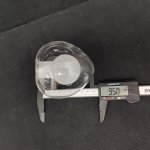 Плафон стекло двойное 90*95мм под резьбу G9 Divinare 1309 SP/ 1308 SP RAGNO