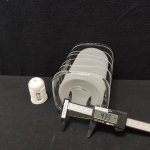 Плафон стекло двойное с узором 150*110мм E27 (43мм посадка) Экономсвет 050J