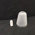 Плафон стекло матовое белое Е27 115*135мм (37мм посадка) Евро 30150 Patrice