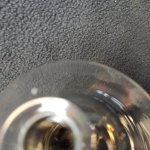 Плафон двойной стеклянный прозрачный + зеркальный шарик 80мм G4 (посадка 12мм) для светильника 545 / 544