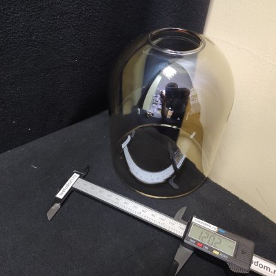 Плафон стекло янтарный 120*150мм E27 (43мм посадка) Евро 60118 Tandem