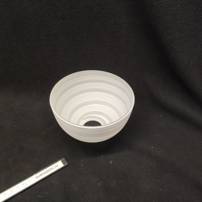 Плафон стекло белое матовое с узором 150*100мм E27 (42мм посадка) Евро 30116 Lotta