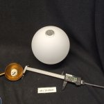 Плафон белый матовый стекло шар 150мм с резьбой G9 20мм для Favourite 3013 Blob