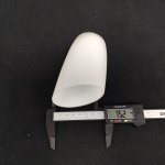 Плафон стекло со скосом матовое 126*75мм E14 Freya FR5021 Alice