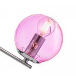 Плафон стекло розовый 120мм (58мм посадка) Freya FR5083 Nancy