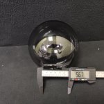 Плафон стекло серый (тонированный) 120мм (58мм посадка) Freya FR5083 Nancy