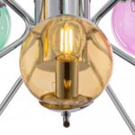 Плафон стекло желтый 120мм (58мм посадка) Freya FR5083 Nancy