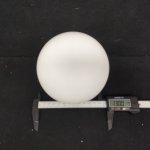 Плафон стекло матовое белое шар 130мм (68мм посадка) FR5185PL/WL Bolas