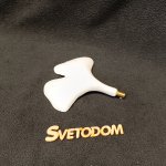 Декоративный керамический элемент плафон лепесток для светильников LSP-8455 Fayette 115*120мм