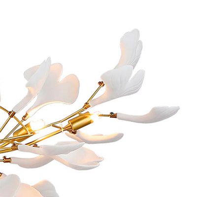 Декоративный керамический элемент плафон лепесток для светильников LSP-8455 Fayette 115*120мм