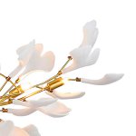 Декоративный керамический элемент плафон лепесток для светильников LSP-8455 Fayette 115*120мм