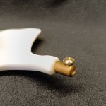 Декоративный керамический элемент плафон лепесток для светильников LSP-8455 Fayette 115*120мм