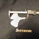 Декоративный керамический элемент плафон лепесток для светильников LSP-8455 Fayette 115*120мм