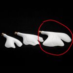 Декоративный керамический элемент плафон лепесток для светильников LSP-8455 Fayette 115*120мм