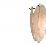 Плафон стекло подвеска в виде пера LSP-883 HESPERIA