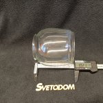 Плафон стекло прозрачное для керосиновой лампы 100*100мм LSP-9518 ANCHORAGE