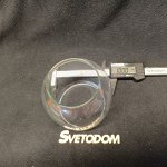 Плафон стекло прозрачное для керосиновой лампы 100*100мм LSP-9518 ANCHORAGE