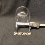 Плафон стекло прозрачное для керосиновой лампы 100*100мм LSP-9518 ANCHORAGE