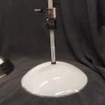 Плафон стекло матовое 220*50мм под стержень 12мм 5262 KAYLA