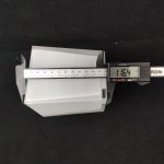 Плафон стекло белое матовое квадратное 117*95мм E14 (30мм посадка) LENTE LSC-25