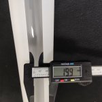 Плафон стекло Selvino белый для арт LSA-77 на 3 лампы 520*60мм