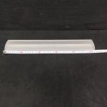 Плафон стекло Selvino белый для арт LSA-77 на 3 лампы 520*60мм