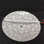 Плафон стекло с узором под стержень 380*80мм C908 Geometry Pascal (архив)