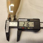 Плафон стекло тонированное 270*65мм с резьбой 22мм SL1174 DESIMA