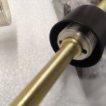 Плафон стекло тонированное 270*65мм с резьбой 22мм SL1174 DESIMA