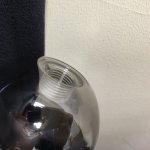 Плафон стекло шар дымчатый 100мм с резьбой G9 20мм MOD547/545 Dallas V2