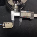 Плафон стекло шар дымчатый 100мм с резьбой G9 20мм MOD547/545 Dallas V2