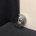 Плафон стекло шар дымчатый 100мм с резьбой G9 20мм MOD547/545 Dallas