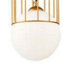 Плафон стекло шар матовый 120мм с резьбой G9 20мм P361PL Telford