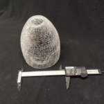 Плафон стекло матовое с узором 120*140мм E14 (31мм посадка) RC145 Sabina