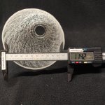 Плафон стекло матовое с узором 120*140мм E14 (31мм посадка) RC145 Sabina