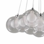 Плафон стекло прозрачное двойное 120мм с резьбой G9 20мм MD2063 Bocci Clear