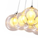 Плафон стекло прозрачное двойное 120мм с резьбой G9 20мм MD2063 Bocci Clear