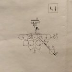 Плафон стекло янтарное с двумя отверстиями 10мм диаметром 100мм MOD133 Bolla