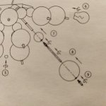 Плафон стекло янтарное с двумя отверстиями 10мм диаметром 100мм MOD133 Bolla