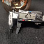 Плафон стекло янтарное с двумя отверстиями 10мм диаметром 100мм MOD133 Bolla