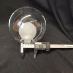 Плафон стекло двойное шар 150мм под резьбу 39мм MOD521 Basic form