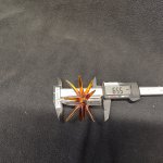 Плафон стекло звездочка коричневая 85мм G4  (12мм посадка) MW 2440129