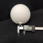 Плафон стекло шар матовый 120мм с резьбой G9 20мм Mw 30601 Оливия