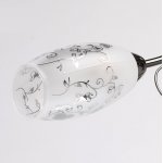 Плафон стекло с узором E14 137*125мм MW / De 267013 Фиеста