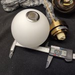 Плафон стекло шар матовый белый 100мм с резьбой под G9 цоколь Odeon Light 5014 Hatty