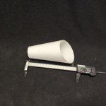 Плафон стекло со скосом 80*160мм E14 (32мм посадка) OL 2464 Evans