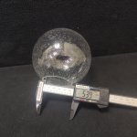 Плафон стекло шар прозрачный с пузырьками 120мм (56мм посадка) Lumion/Odeon 4554 CANDICE