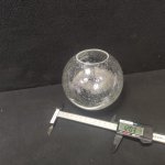 Плафон стекло шар прозрачный с пузырьками 120мм (56мм посадка) Lumion/Odeon 4554 CANDICE